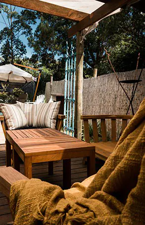muebles de exterior en lapacho
